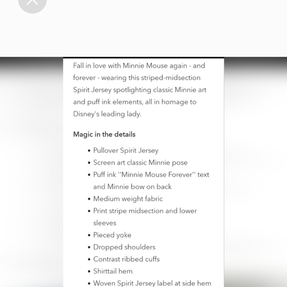 Disney Minnie Mouse Forever Spirit Jersey - Picture 6 of 11